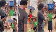 Man blesses young street seller; buys all her items & adds money for her mom