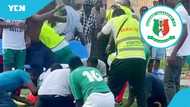 Tense moments as Sekondi Hasaacas player collapses mid-game (Video)