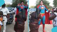 'Superman' in Kumasi: Tall Clark celebrates Asante culture, dances Adowa in adorable video