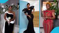 Cookie Tee looks resplendent in stylish gowns at Empress Jamila's star-studded wedding