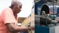 How Ghanaian widow, mom of 4 and vulcaniser is breaking barriers in the automobile industry