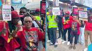 Stop galamsey now: defiant grandma joins day 2 of free the citizens protest despite previous arrest