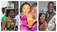 Throwback of the year: Video of Afia Schwar’s wedding reception with Abrokwa drops; fans react over her dressing, food