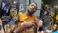 Latest video of Okomfo Kwadee looking unkempt and performing for a large crowd in his hometown surfaces