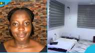 Ghanaian lady tells why she is yet to begin her national service, flaunts rented apartment in video