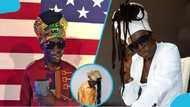 Kojo Antwi wows Ghanaians with his knee-length hair for his birthday photo shoot