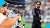 Messi loses his temper at fan who provoked him with Cristiano Ronaldo shirt