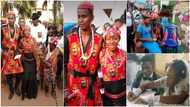 Couple who have been dating for 12 years finally tie the knot in beautiful ceremony