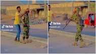 "That's too much": Many react as soldier pulls out gun on man who scared him with risky prank, video goes viral