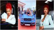Hajia4reall Flaunts Brand new Benz And Huge Mansion In Video; Fans Gush