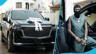 Shatta Wale thanks fans for gifting him a GH¢1.3M Escalade on his 40th birthday, flaunts it in video