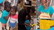 Stonebwoy's kids surprise him with congratulatory gifts after completing GIMPA