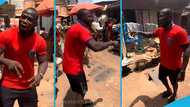 Cedi appreciation: Ghanaian man storms market to demand lower prices from traders