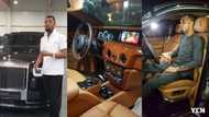 Rev Obofour spotted in town driving expensive plush car in new video