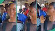 Displeased man blasts lady for refusing to give him her number in vehicle, she videos him