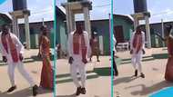 Ghanaian groom steals the show at his wedding with impressive dance moves