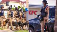 Dampare adds dog patrol to new reforms in Ghana Police Service at vantage points; photos drop