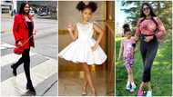 Perfect beauties: Kafui Danku drops photo with her big and tall 'obroni' daughter; fans question girl's height