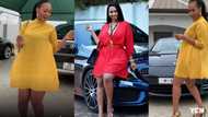 Latest video from Hajia4Real's beautiful mansion full of expensive cars shows she is a rich girl