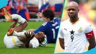 Black Stars injury blow: Ayew consoles Abu Francis after Japan setback