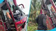 Accident on Kumasi-Volta Region road kills 3 people, scores injured after bus plunges into bush