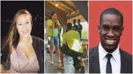 Man proposes to American lady during a church program, her reaction is priceless