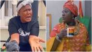 Mummy Dolarz challenges Big Ivy to a rap battle on stage; fans react to video