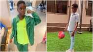 Wizkid's firstborn Boluwatife flies out to Dubai with mum to represent his college at World School Games