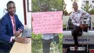 David Borketey: Gh amputee hits the street with placard in search of job; many react to emotional photo