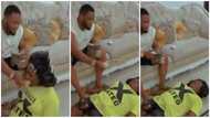 Video goes viral as man puts money in wife's mouth as encouragement to exercise