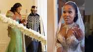 No posting till I comes out - 1st video of Kojo Jones' pretty bride begging bloggers on wedding day pops up