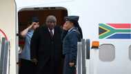 S.African president arrives in UK for king's first state visit