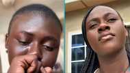 Ghanaian lady cries on social media after boyfriend told another girl she's just a friend