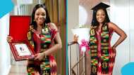 Victoria Ansaa Sackey: Brilliant Ghanaian lady named best-graduating student at UPSA graduation