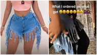 What I ordered vs what I got: Lady cracks ribs with video of fringed shorts she got online