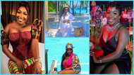 Beautiful videos drop as 2010 GMB winner Nana Ama celebrates 33rd birthday in Maldives, shows skin in videos