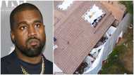 Kanye West's abandoned $2 million Los Angeles mansion falls apart with broken-down walls and fences
