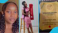 Graduate celebrates academic success after ranking first from primary school to university