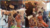 Agyemang Badu prays for twins during wedding ceremony: "I want them to play for Ghana"