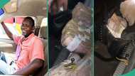 Taxi driver discovers huge bag of money in his car, video emerges as he returns it