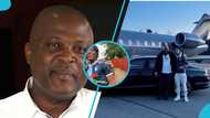 Ibrahim Mahama’s son causes stir at Narnia Park as he joins friends to play football, video