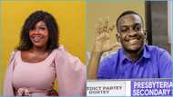 Partey: Sister celebrates Presec star after NSMQ triumph, shares adorable post online