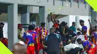 Hearts of Oak fans make money 'rain' on players after Bechem United victory