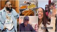 Thanksgiving: Chioma sighted as Davido's dad leads family's celebration with sumptuous meal