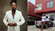 Samini drops 1st ever photos of East Legon 'mansion' with expensive cars