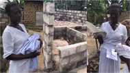 Gh mom of triplets abandoned by babies' dad in tears as she receives provision, cash; soon to get new house
