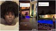 TikToker Flaunts luxurious "man cave mansion" that her dad built in Ghana