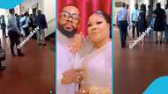 Agradaa receives writ of summons over Empress Gifty's defamation lawsuit, her husband throws it on the floor