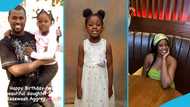 Abeiku Santana's daughter Kessewaah grows big and tall, photos drop on her birthday