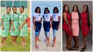 3 beautiful sisters who are triplets grow up together in love, post throwback photos